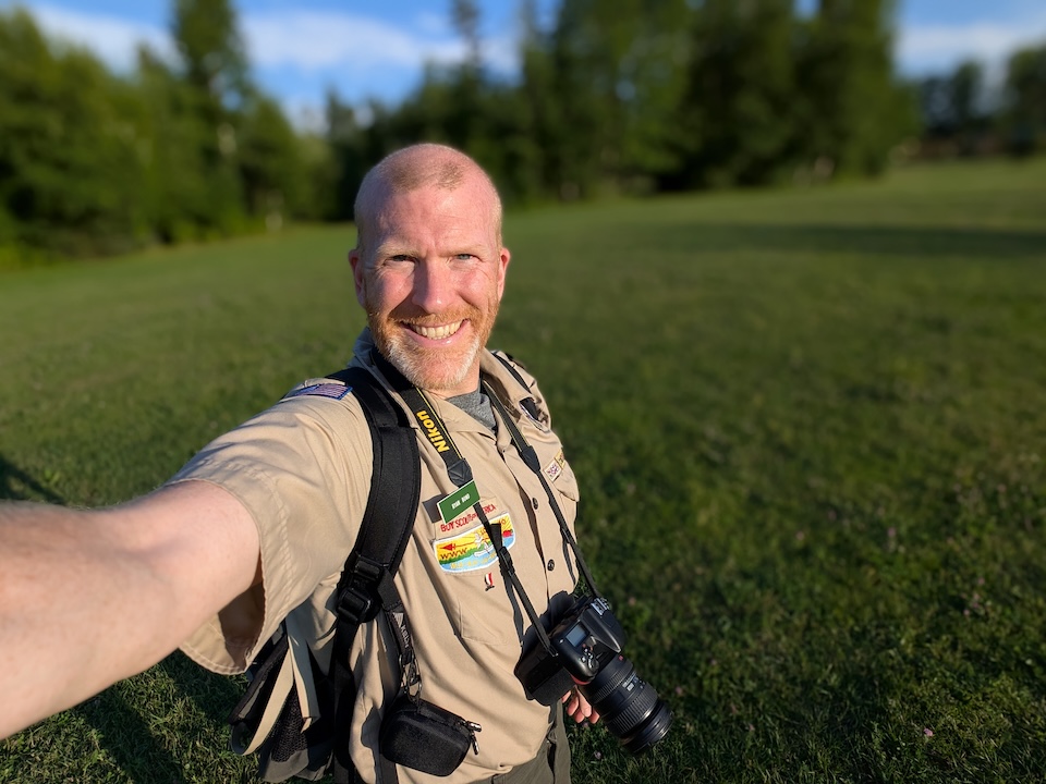 Ryan Photographing at MSR